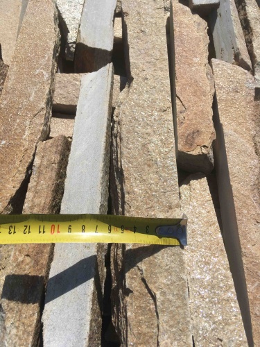 Горбушка златолит золотистый для облицовки купить в Александровске