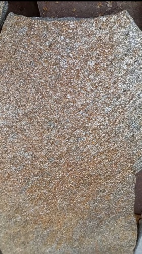 Плитняк златолит серебристый для цоколя, отмостки купить в Александровске