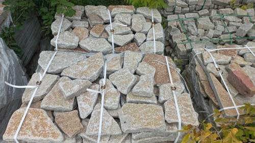 Гранитный плитняк галтованный для парковки купить в Александровске