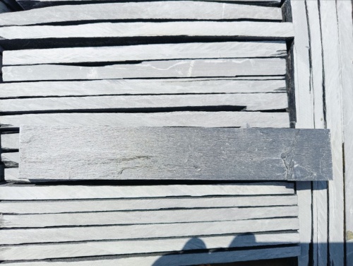 Плитка чёрная из натурального камня фасадная 30 см * 5 см, толщина 7 мм -30 мм купить в Александровске